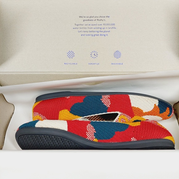 NEW Rothy's Amber Moroccan Round Toe Slip On Flat Loafers K65 - Picture 8 of 9